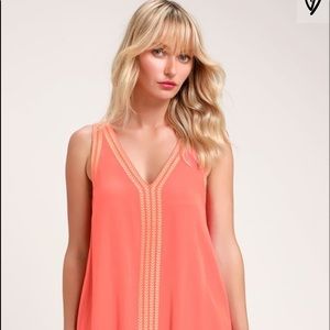 Lulus Coral spring/summer dress